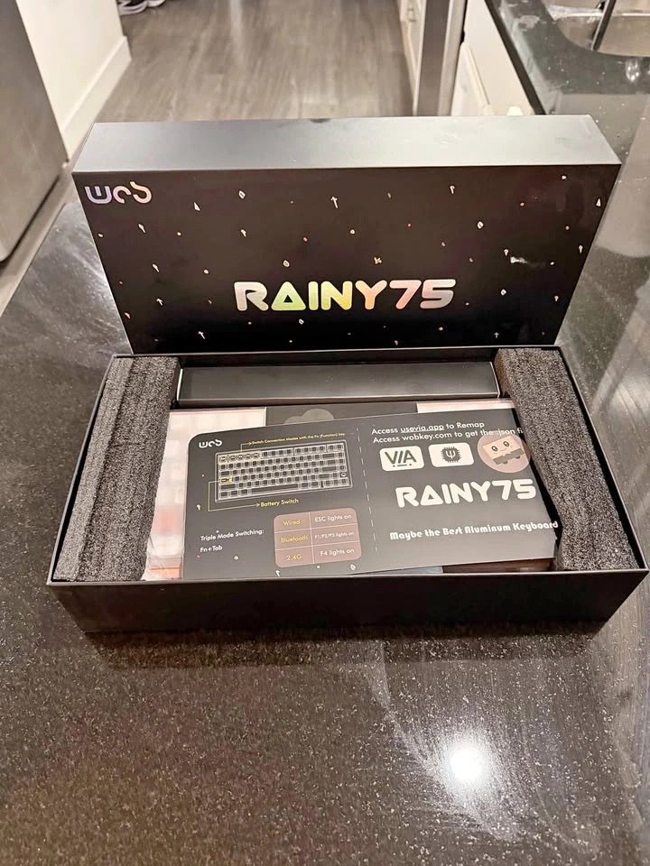 New WOBKEY Rainy75 Mechanical Keyboard