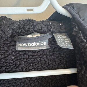 New Balance Puffer Jacket Mens Medium Black Hooded - photo 3
