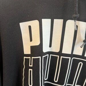 PUMA Hoodie Mens Medium Black Long Sleeve Pullover - photo 3