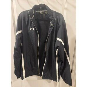 Under Armour Windbreaker Men's Size Large Black Full Zip - photo 2
