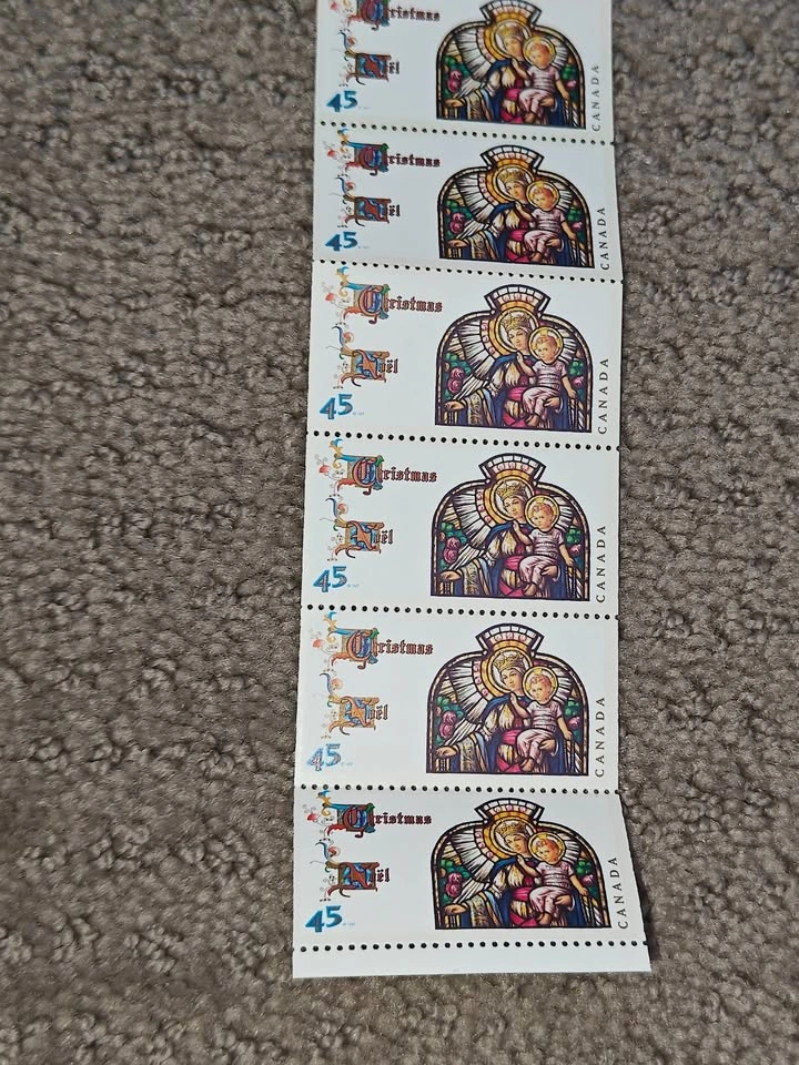 Stamp Booklet 1997 Canada Post Christmas - Guido Nincheri - photo 2