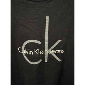 Calvin Klein Jeans Men's Medium Black Logo Crewneck Sweatshirt - photo 3