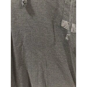 Trends & Colors Hooded Henley Men's Medium Gray Pullover - photo 3
