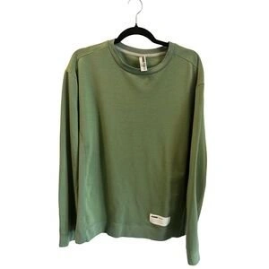 FWD Sweatshirt Mens Medium Green Stretch Long Sleeve