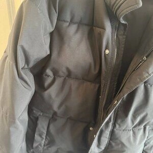 Ben Sherman Puffer Jacket Men Medium Black Lightweight With Hood - photo 5