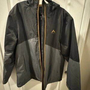 Mckinley Jacket Mens Size Large Black/Grey Double-Sided Hooded - photo 4