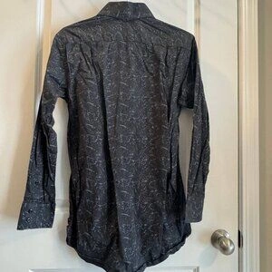 English Laundry Shirt Mens Size 32/33 Black Long Sleeve - photo 3