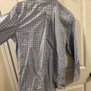 U.S. Polo Assn Shirt Mens Grey/Black Check Collared Button Down - photo 4