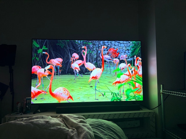 Philips 55” 4k UHD Tv and Tv table - photo 2