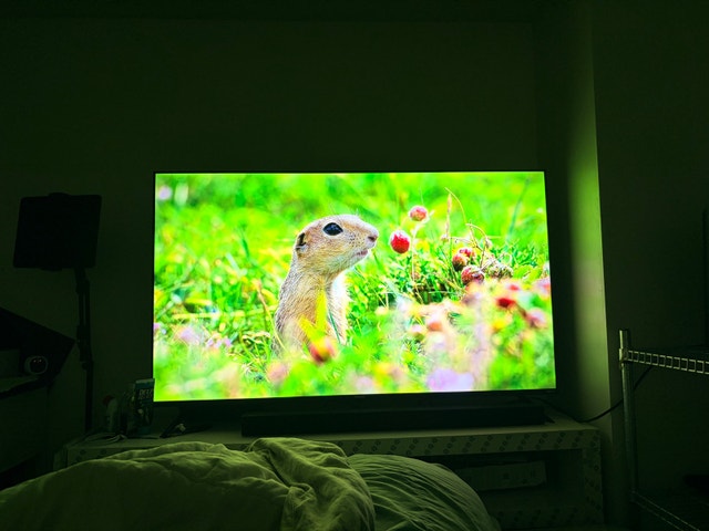Philips 55” 4k UHD Tv and Tv table - photo 3