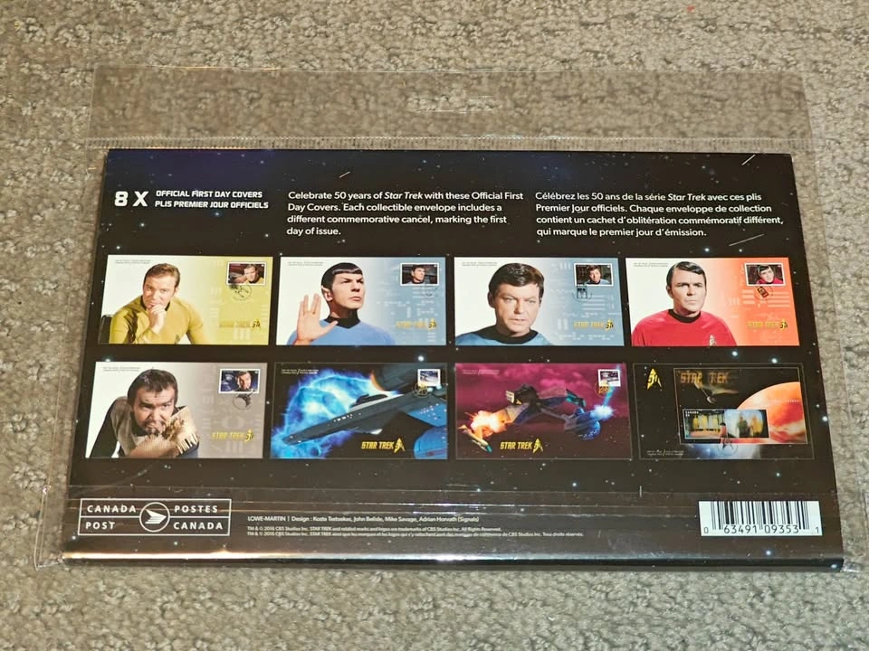 2016 Star Trek 50th Anniversary First Day Cover Collection - photo 4