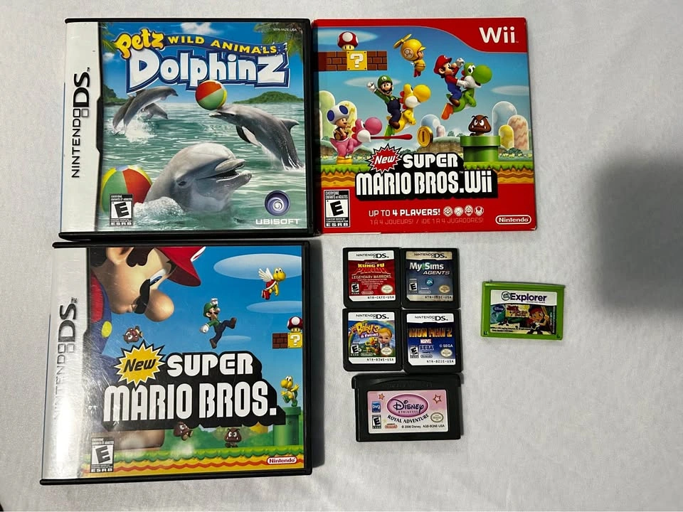 Nintendo DS, GBA & Wii Games