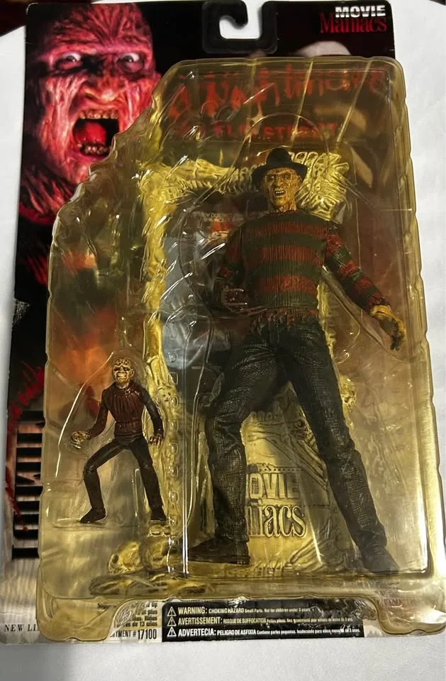 Vintage 1998 McFarlane Movie Maniacs Freddy Krueger - Sealed - photo 2