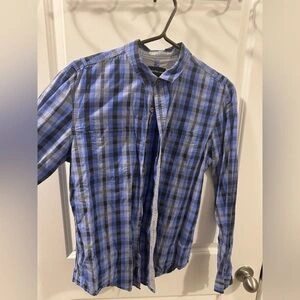 Calvin Klein Men’s Dress Shirt - Blue Plaid - Size M - photo 2