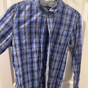 Calvin Klein Men’s Dress Shirt - Blue Plaid - Size M - photo 4