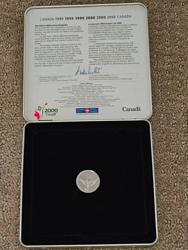 Canada Post Millennium Stamp / Coin Keepsake Set - photo 5