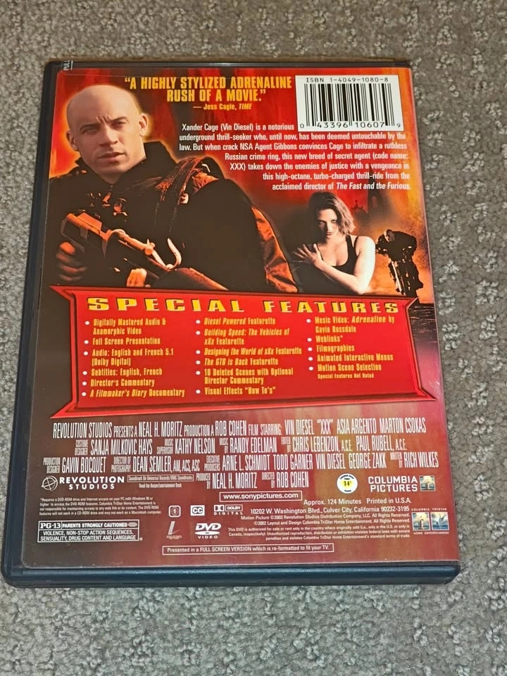 xXx Triple X - Special Edition - DVD Movie - Vin Diesel - photo 3