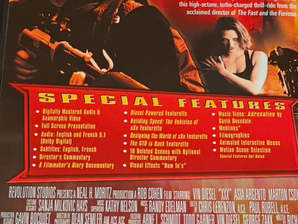 xXx Triple X - Special Edition - DVD Movie - Vin Diesel - photo 5