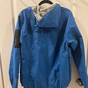 Stormtech Performance Jacket Mens Size L Blue Mazda Hooded - photo 4