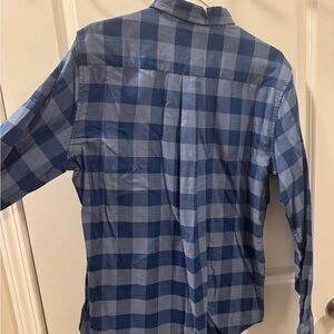 U.S. Polo Assn. Men’s Slim Fit Dress Shirt - Blue & Red Plaid - photo 2