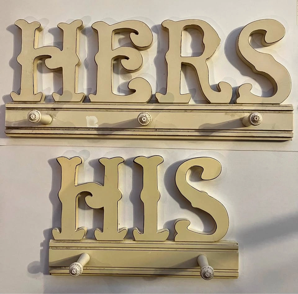 His & Hers Coat Racks