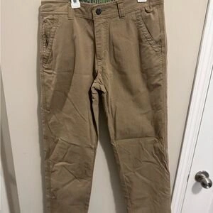 Classic Tan Chinos with Straight Leg Design