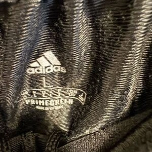 Adidas Men’s Large Black Sweatpants with Gray Stripes - photo 4