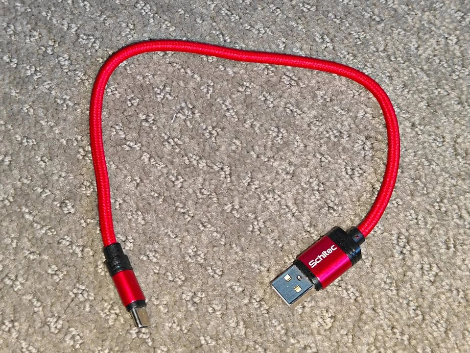 Nylon Braided USB-A to USB-C Cable (12-Inch / 1 feet)