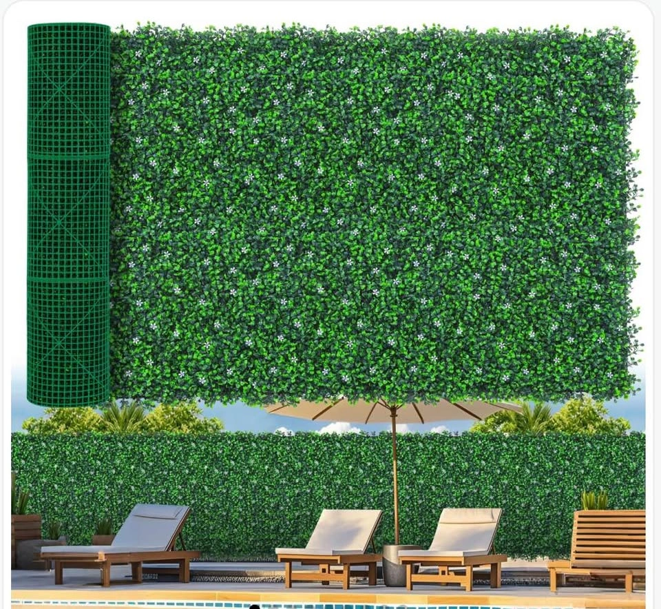 Artificial Grenery Boxwood Privacy Wall – 48” x 120” - photo 2