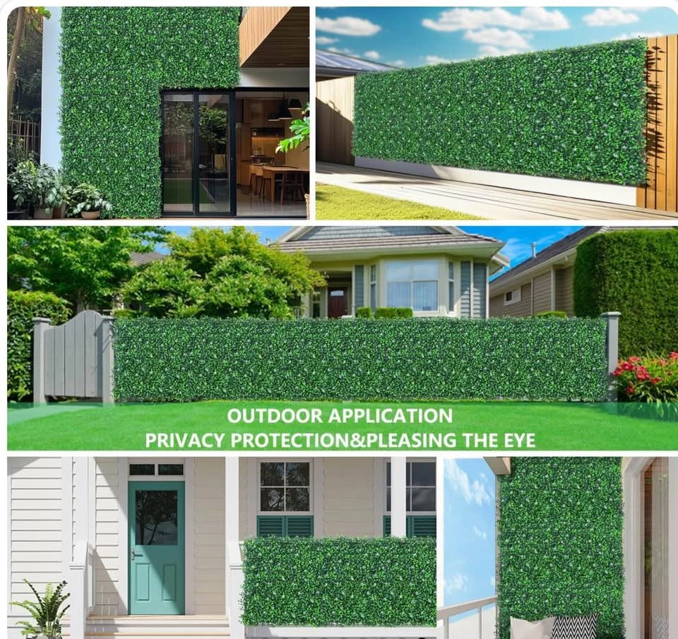 Artificial Grenery Boxwood Privacy Wall – 48” x 120” - photo 4
