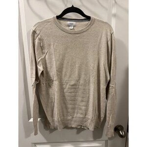 Old Navy Men's Medium Beige Crewneck Knit Sweater - photo 2