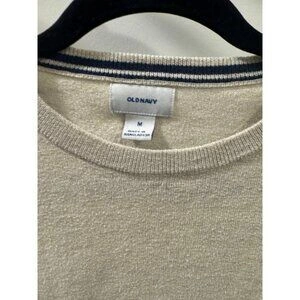 Old Navy Men's Medium Beige Crewneck Knit Sweater - photo 3