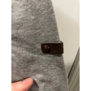 Bench Men's Large Gray Crewneck Sweatshirt with Elbow Patches - photo 3