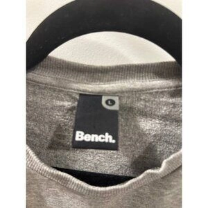 Bench Men's Large Gray Crewneck Sweatshirt with Elbow Patches - photo 4
