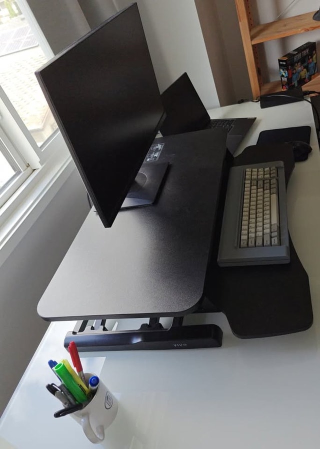 Standing Desk Converter 32" - Height Adjustable Sit-Stand Riser