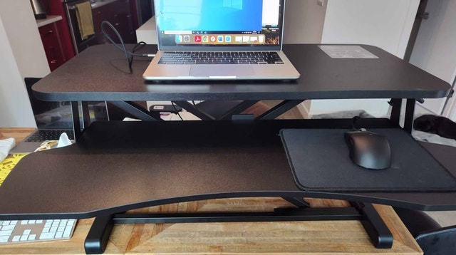 Standing Desk Converter 32" - Height Adjustable Sit-Stand Riser - photo 2