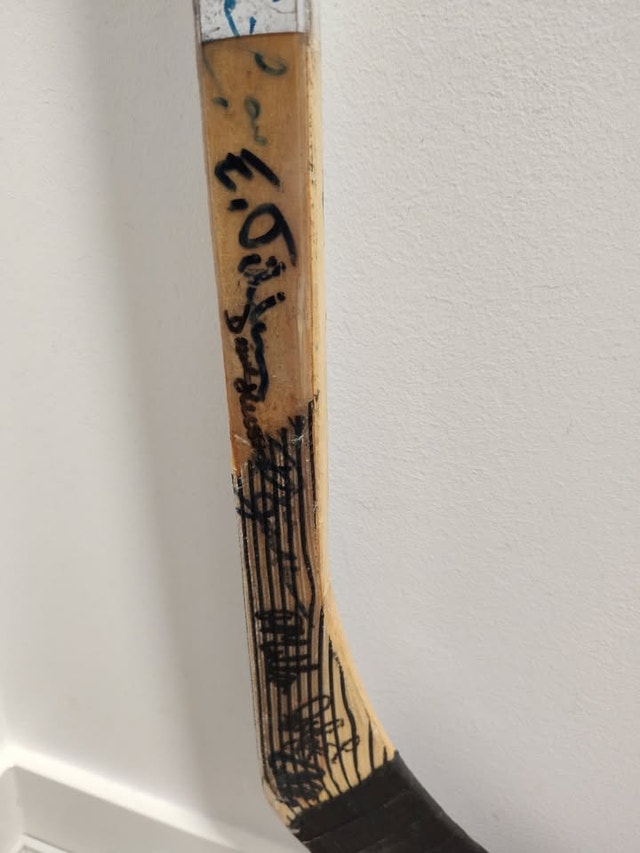 Edmonton Oilers Team Signed Stick