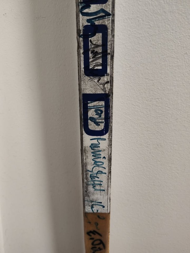 Edmonton Oilers Team Signed Stick - photo 5