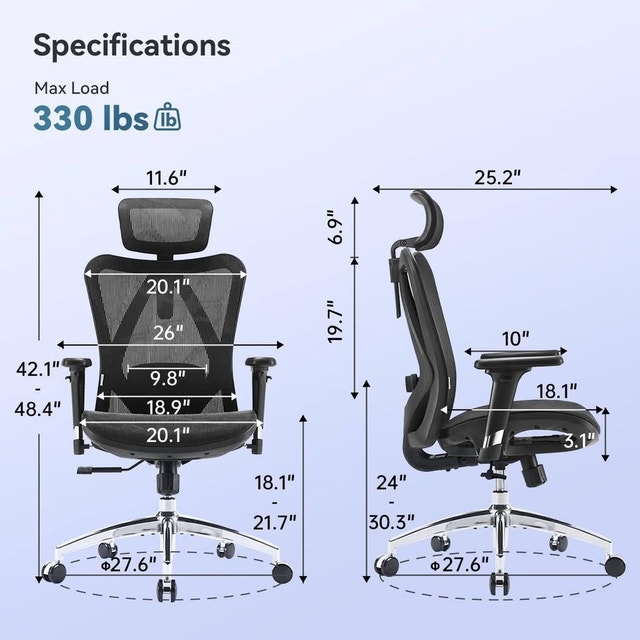 Ergonomic Mesh Office Chair - photo 2