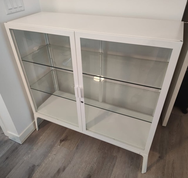 IKEA Milsbo Glass Door Cabinet