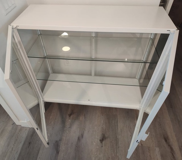 IKEA Milsbo Glass Door Cabinet - photo 2