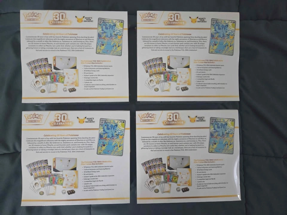 Pokemon 30th Celebration ETBs - photo 2