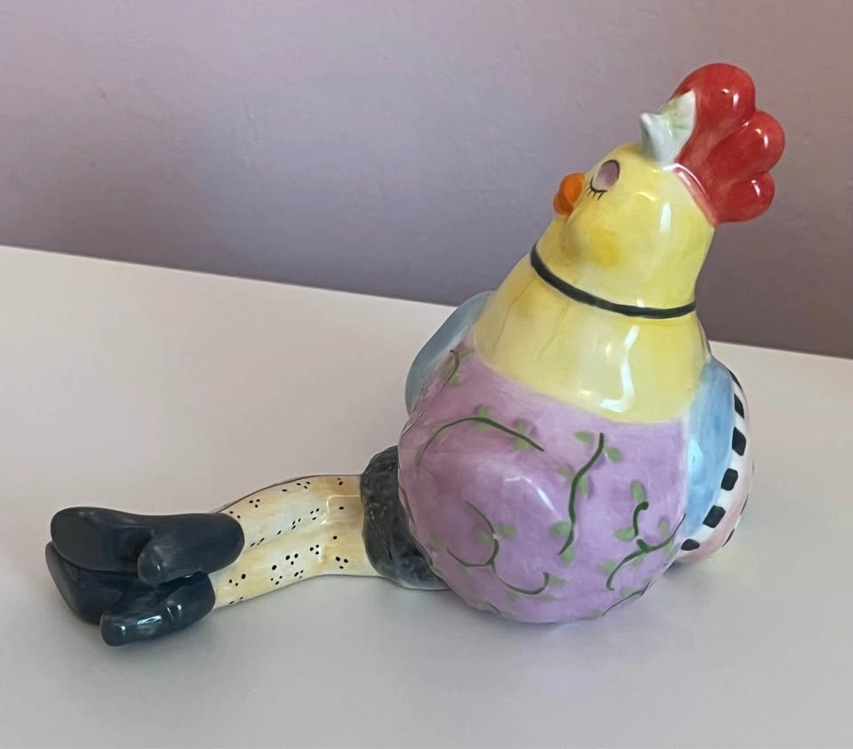 Stylish Chicken Ceramic Figure - photo 2