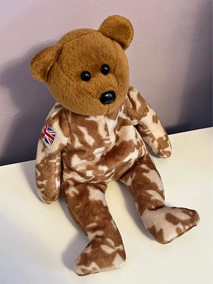 2003 Ty Beanie Baby Hero the Bear (UK Version)