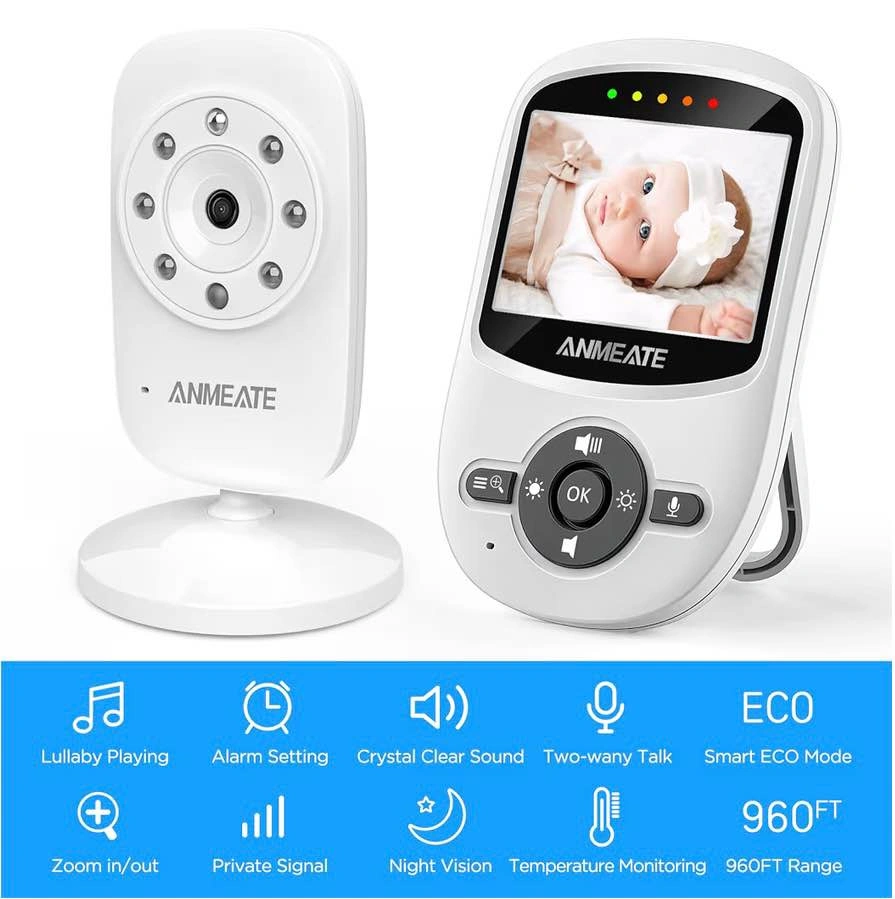 ANMEATE Video Baby Monitor with Digital Camera - photo 5
