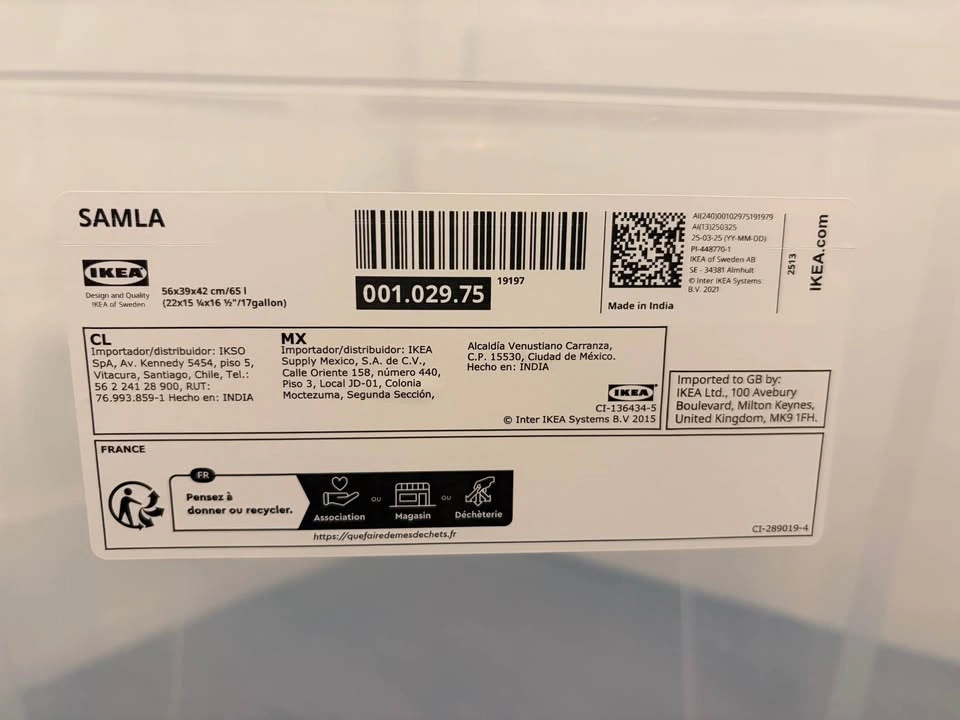 IKEA Storage Containers Samla - photo 2