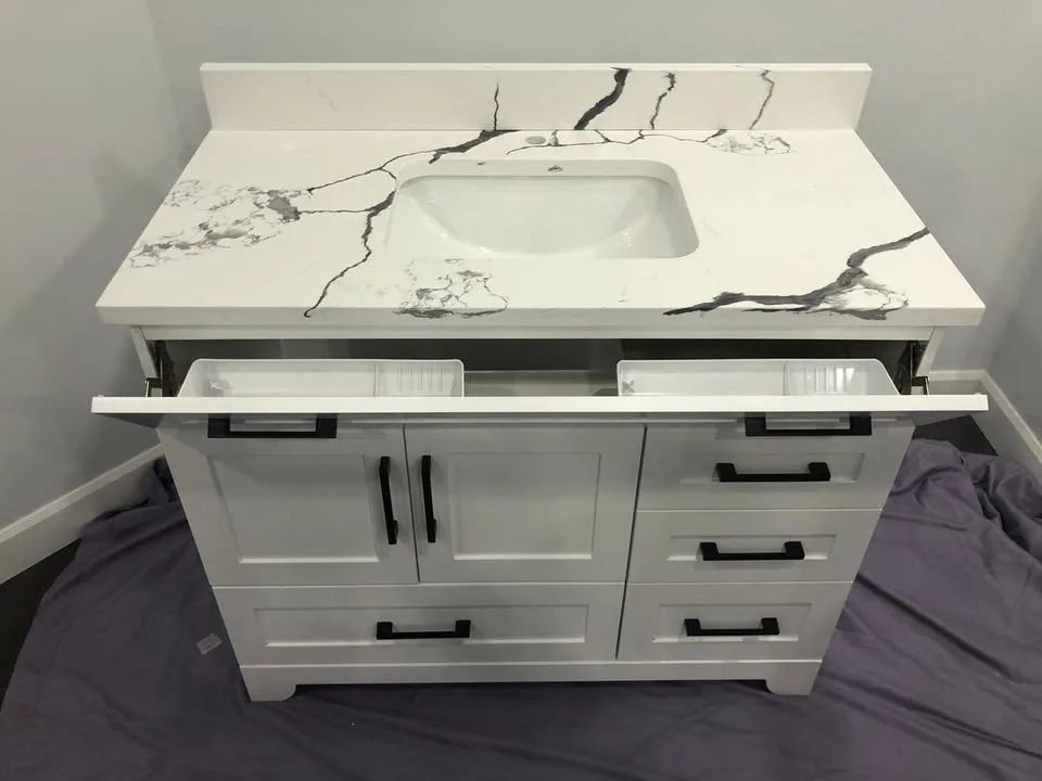 Beautiful Brand-New Custom Bathroom Vanity image indicator(3)