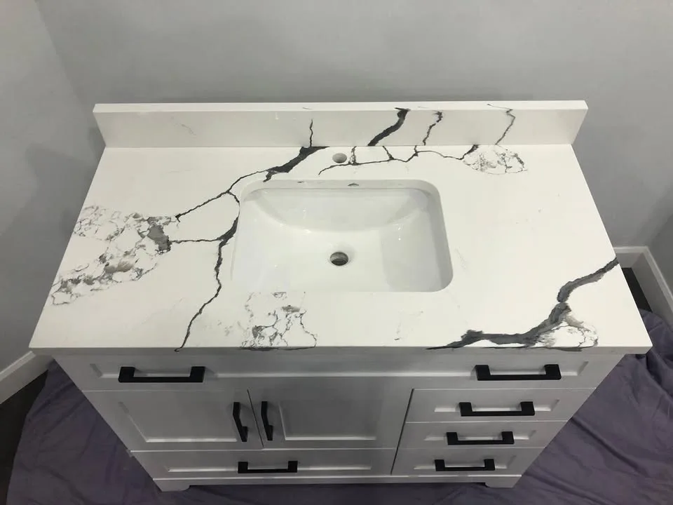 Beautiful Brand-New Custom Bathroom Vanity image indicator(6)