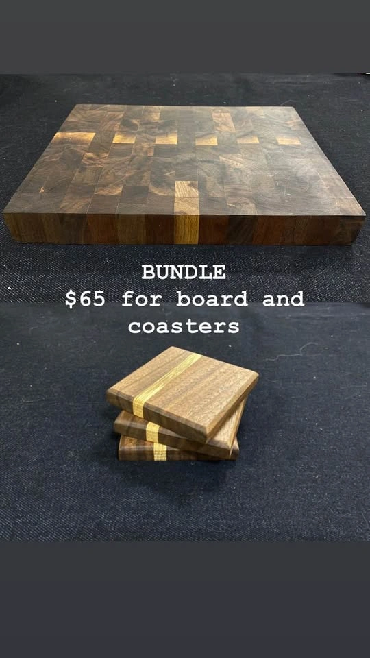 Handmade wooden coasters & cutting boards - photo 5