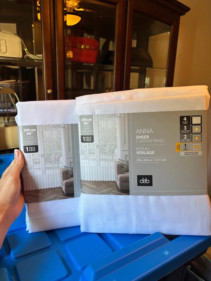 New curtains + rod - photo 2